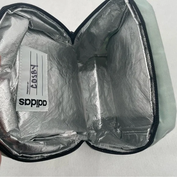 ADIDAS Mint Green/Black Logo insulated Lunch Bag tote - Picture 4 of 11